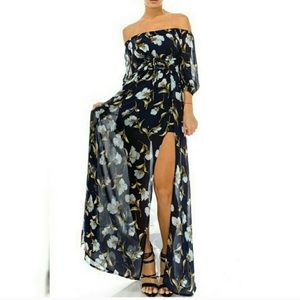 Floral maxi dress